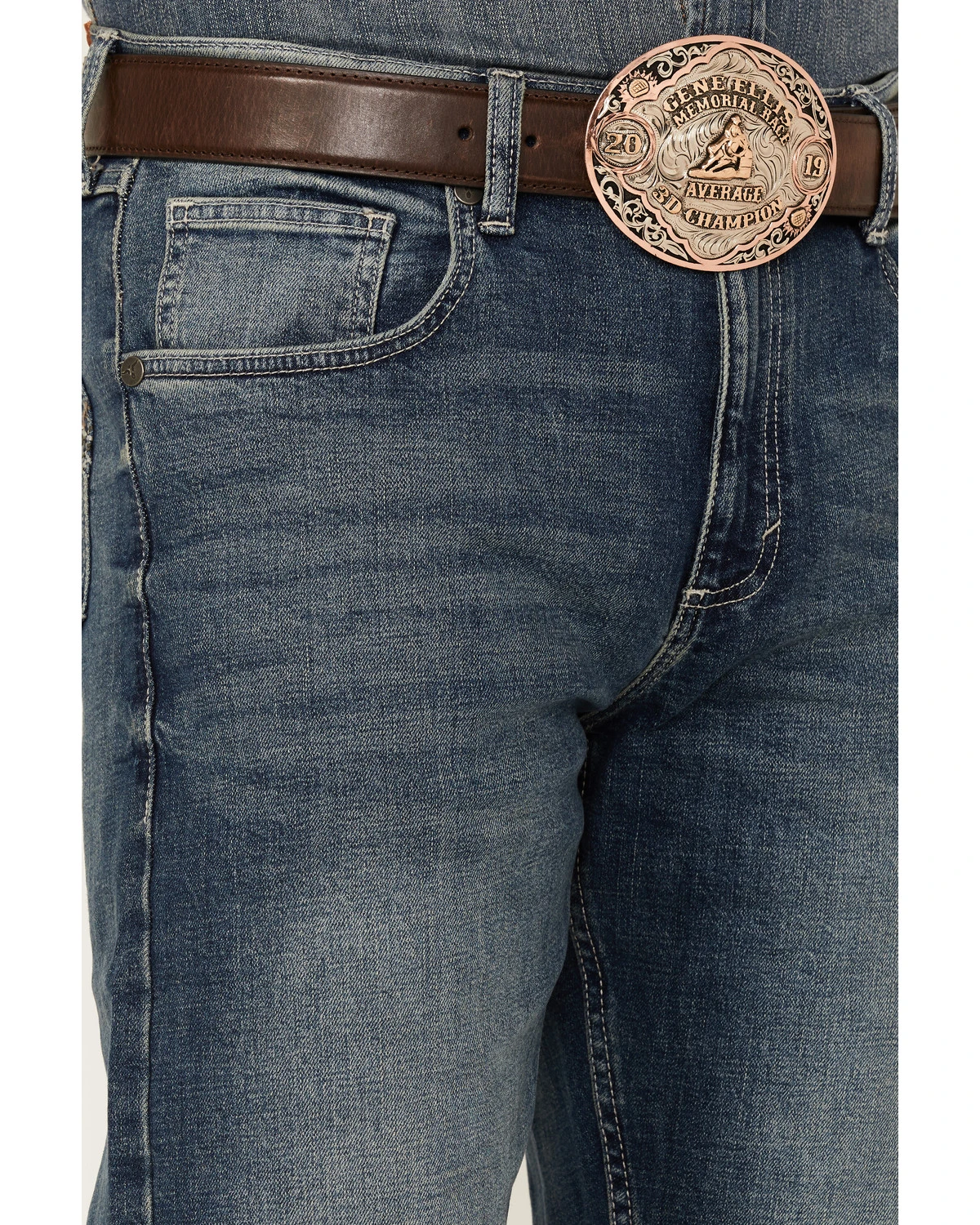 Wrangler 20X Men's No.44 Ember Dark Wash Stretch Slim Straight Jeans 2 Wrangler 20X Men's No.44 Ember Dark Wash Stretch Slim Straight Jeans - Image 2