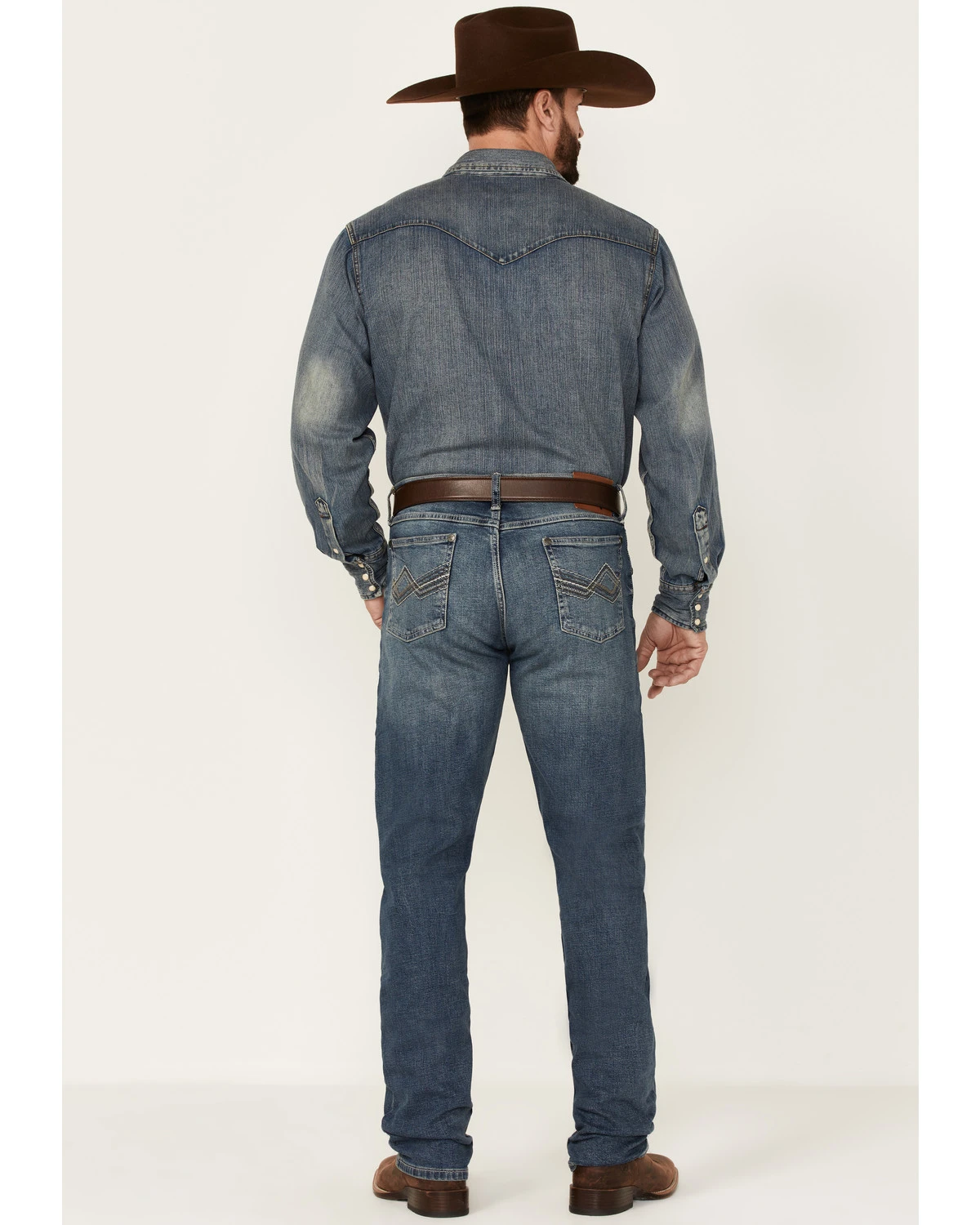 Wrangler 20X Men's No.44 Ember Dark Wash Stretch Slim Straight Jeans 3 Wrangler 20X Men's No.44 Ember Dark Wash Stretch Slim Straight Jeans - Image 3