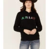 Ariat Women's Black R.E.A.L Mexico Embroidered Logo Pullover Hoodie