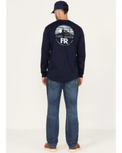 Cody James Men's FR Medium Wash Slim Straight Jeans -Optimal Clothing Store 2000348999 400 P3