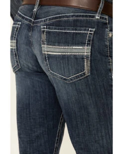 Cinch Men's Ian Dark Wash Performance Stretch Slim Bootcut Jeans -Optimal Clothing Store 2000349448 402 P3