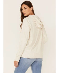 Wrangler Women's Multi Stacked Logo Shirttail Pullover Hoodie -Optimal Clothing Store 2000350345 104 P3