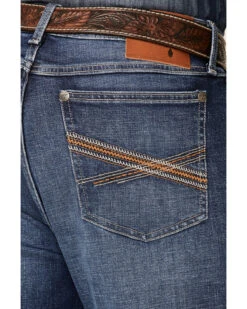 Wrangler 20X Men's Cynn Dark Wash Vintage Stretch Slim Bootcut Jeans -Optimal Clothing Store 2000351006 400 P3