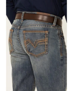 Cody James Men's Star Gazer Dark Wash Stretch Stackable Straight Leg Jeans -Optimal Clothing Store 2000351798 400 P4