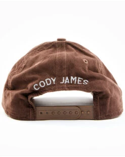 Cody James Men's Brown Corduroy True American Logo Patch Ball Cap -Optimal Clothing Store 2000351854 200 P3