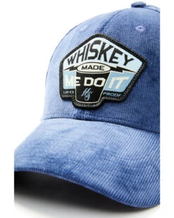 Moonshine Spirit Men's Cord Whiskey Made Me Do It Patch Solid-Back Ball Cap -Optimal Clothing Store 2000351860 400 P2