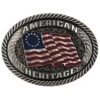 Montana Silversmiths Men's American Heritage Belt Buckle