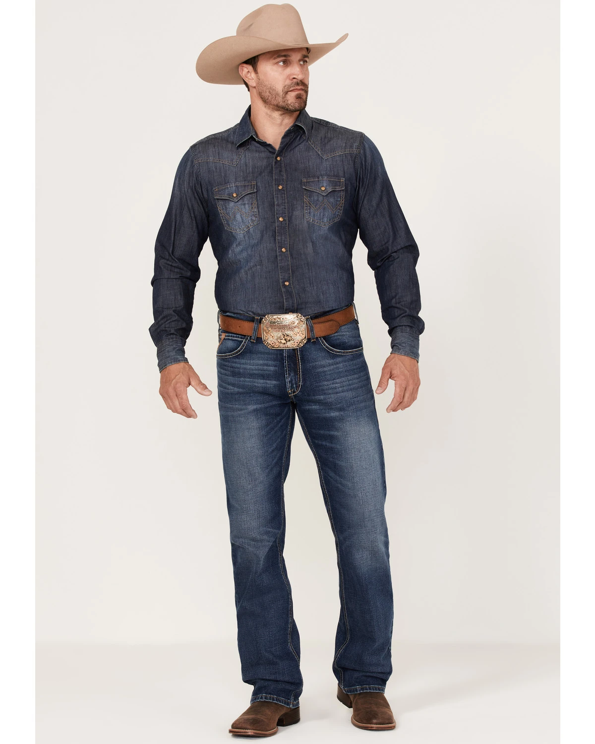 Ariat Men's M5 Straight Stretch Madera Stackable Straight Leg Jeans 1 Ariat Men's M5 Straight Stretch Madera Stackable Straight Leg Jeans