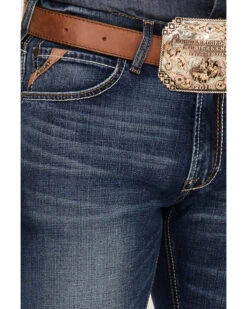 Ariat Men's M5 Straight Stretch Madera Stackable Straight Leg Jeans 5 Ariat Men's M5 Straight Stretch Madera Stackable Straight Leg Jeans -Optimal Clothing Store 2000357132 400 P2