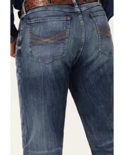 Wrangler 20X Men's Hanford Medium Wash Stretch Extreme Relaxed Straight Jeans -Optimal Clothing Store 2000359712 414 P4