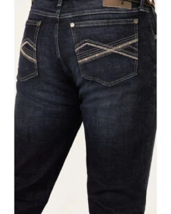 Wrangler 20X Men's Cobalt Dark Wash Stretch Slim Straight Jeans -Optimal Clothing Store 2000359713 416 P4
