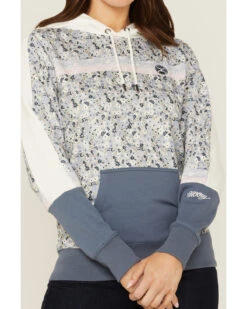 Hooey Women's Serape Cheyenne Floral Hoodie Sweatshirt -Optimal Clothing Store 2000361096 110 P3