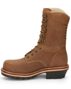 Chippewa Men's Thunderstruck 10" Waterproof Insulated Lace-Up Work Logger Boot - Nano Composite Toe -Optimal Clothing Store 2000362665 280 P3