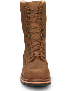 Chippewa Men's Thunderstruck 10" Waterproof Insulated Lace-Up Work Logger Boot - Nano Composite Toe -Optimal Clothing Store 2000362665 280 P4