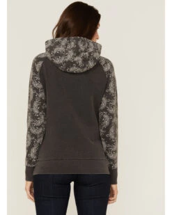 Hooey Women's Rope Like A Girl Bandana Print Pullover Hoodie Sweatshirt -Optimal Clothing Store 2000363502 022 P4