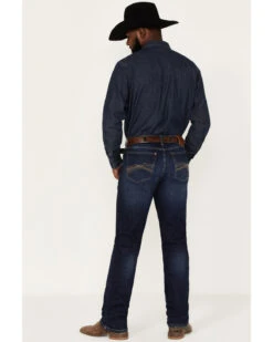 Wrangler 20X Men's Dawn Dark Wash Stretch Slim Straight Jeans -Optimal Clothing Store 2000365075 416 P3