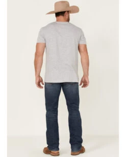 Moonshine Spirit Men's Corral Dust Medium Dark Wash Stretch Slim Straight Jeans -Optimal Clothing Store 2000365378 415 P3