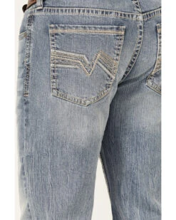 Cody James Men's Hacienda Medium Wash Stretch Slim Bootcut Jeans -Optimal Clothing Store 2000365432 414 P4