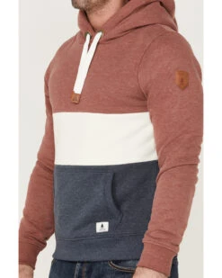 Wanakome Men's Rivera Colorblock Hooded Pullover Sweatshirt -Optimal Clothing Store 2000366255 942 P3