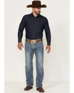 Rock & Roll Denim Men's Pistol Light Wash Regular Straight Jeans -Optimal Clothing Store 2000367643 205 P3