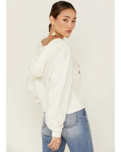 Miss Me Women's Dibs On The Cowboy Graphic Cropped Pullover Hoodie -Optimal Clothing Store 2000367692 103 P3