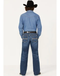 Cinch Men's Grant Medium Wash Relaxed Bootcut Performance Jeans -Optimal Clothing Store 2000373442 402 P3