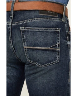 Ariat Men's M7 Drake Toro Dark Wash Slim Straight Jeans -Optimal Clothing Store 2000373702 400 P4