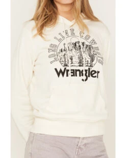 Wrangler Women's Long Live Cowboys Desert Graphic Hoodie -Optimal Clothing Store 2000374071 103 P3