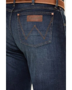 Wrangler Retro Men's 88MWZ Stone Dark Wash Slim Straight Stretch Denim Jeans -Optimal Clothing Store 2000374568 416 P4