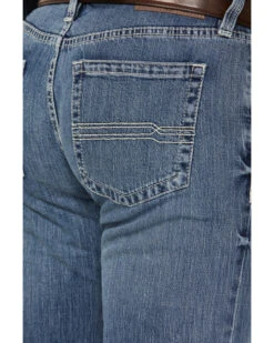 Cody James Men's Shootout Medium Wash Slim Straight Stretch Denim Jeans -Optimal Clothing Store 2000381186 413 P4