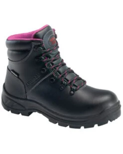 Avenger Women's Builder Mid 6" Lace-Up Waterproof Work Boots - Steel Toe