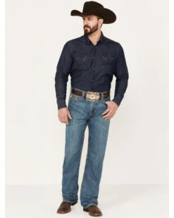 Rock & Roll Denim Men's Double Barrel Medium Wash Relaxed Straight Jeans -Optimal Clothing Store 2000386202 414 P3