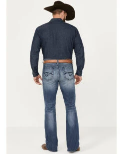 Cody James Men's Oregon Medium Wash Slim Bootcut Stretch Denim Jeans -Optimal Clothing Store 2000386281 414 P3