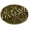 Montana Silversmiths Men's Tennessee State Heritage Attitude Belt Buckle